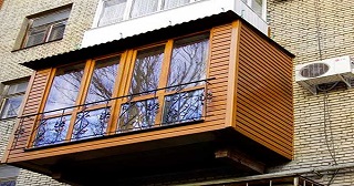 Внешняя отделка балкона Махачкала цена от 1054 руб. м/2.